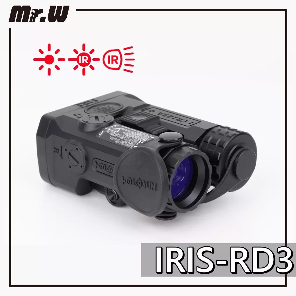 【Mr.W-即將到貨】HOLOSUN IRIS RD3 整合式雷指器 (可見光雷射/IR雷射/IR照明)