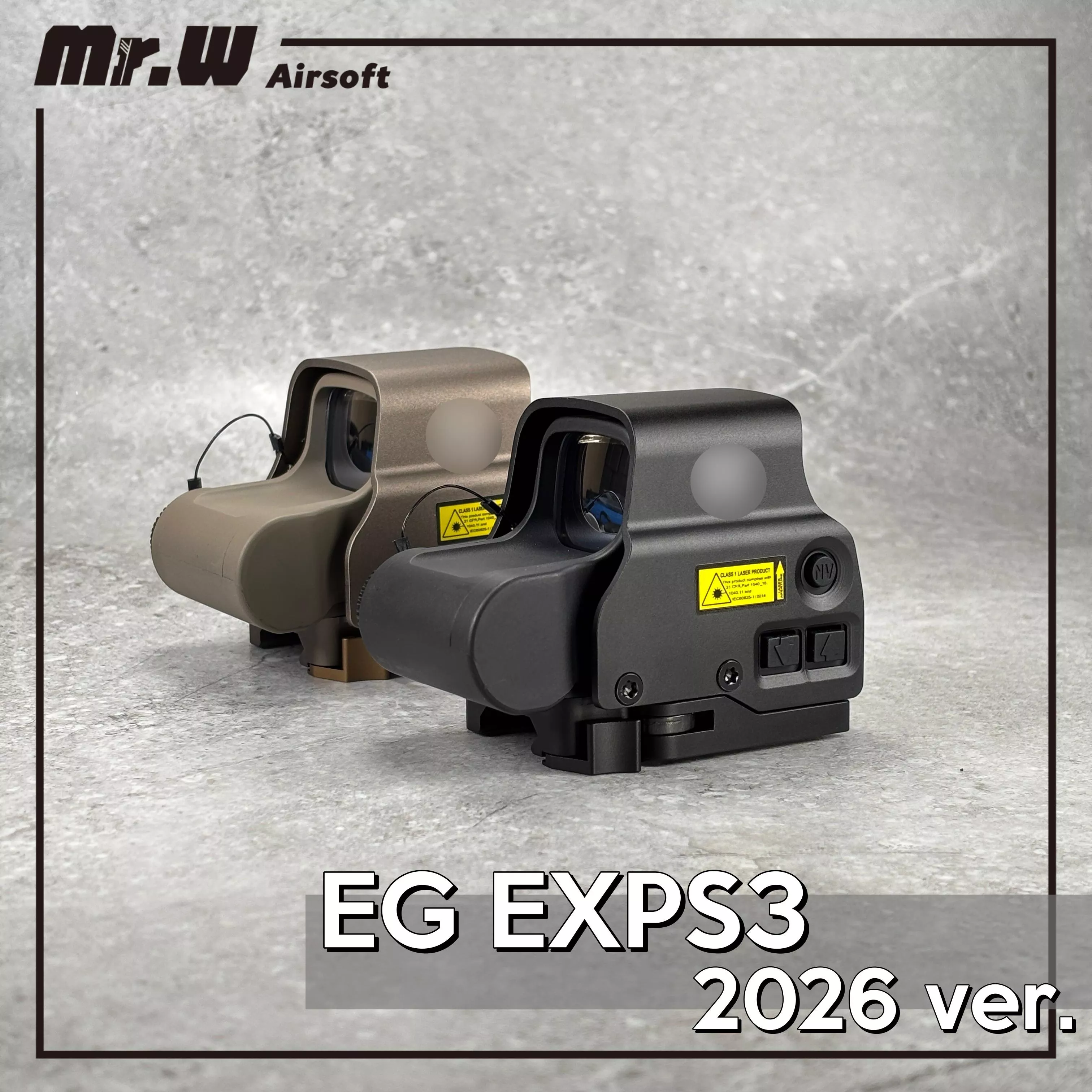 【Mr.W-現貨】EG製 復刻EOT EXPS3 內紅點 2026年版 Evolution Gear