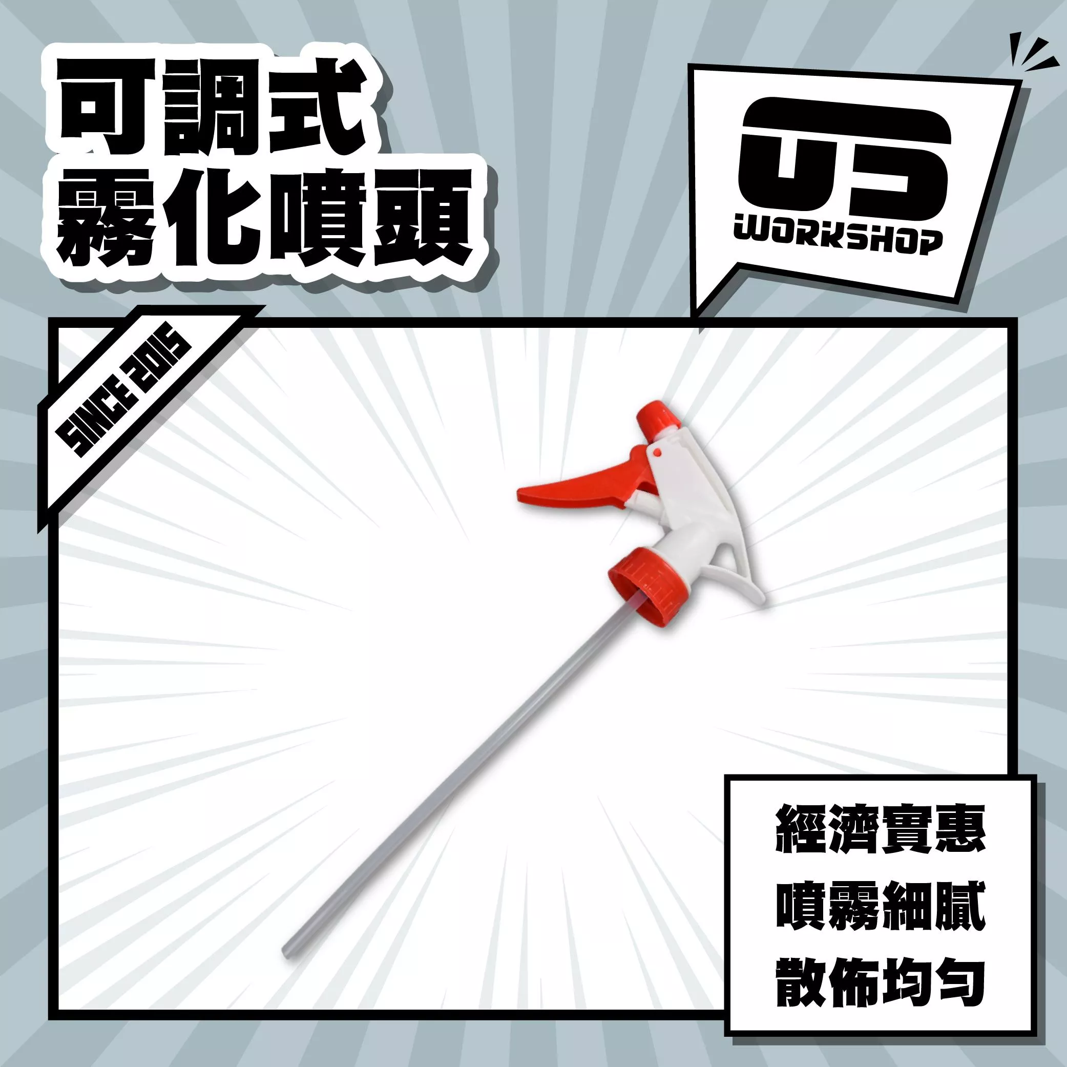 可調式霧化噴頭