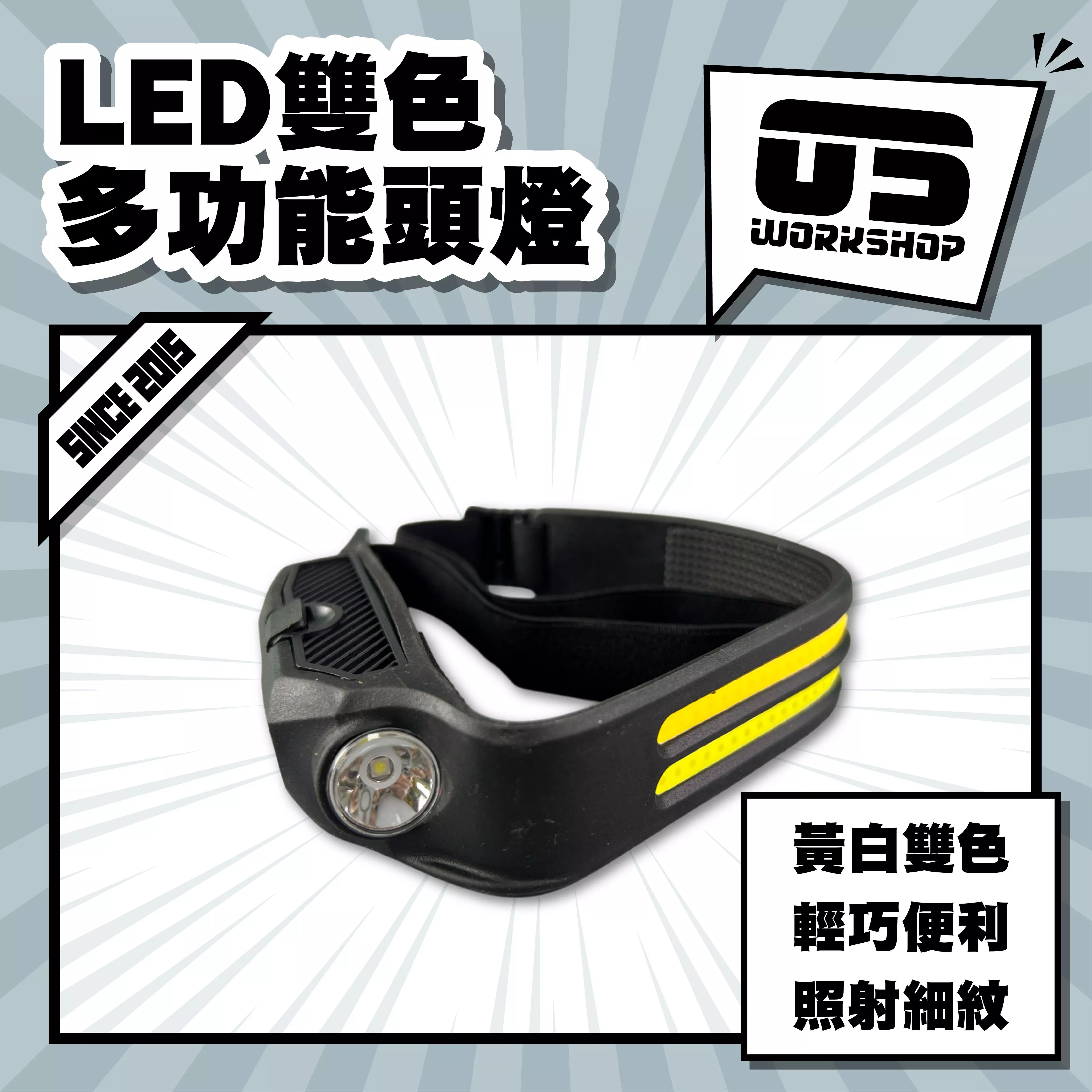 LED雙色多功能頭燈