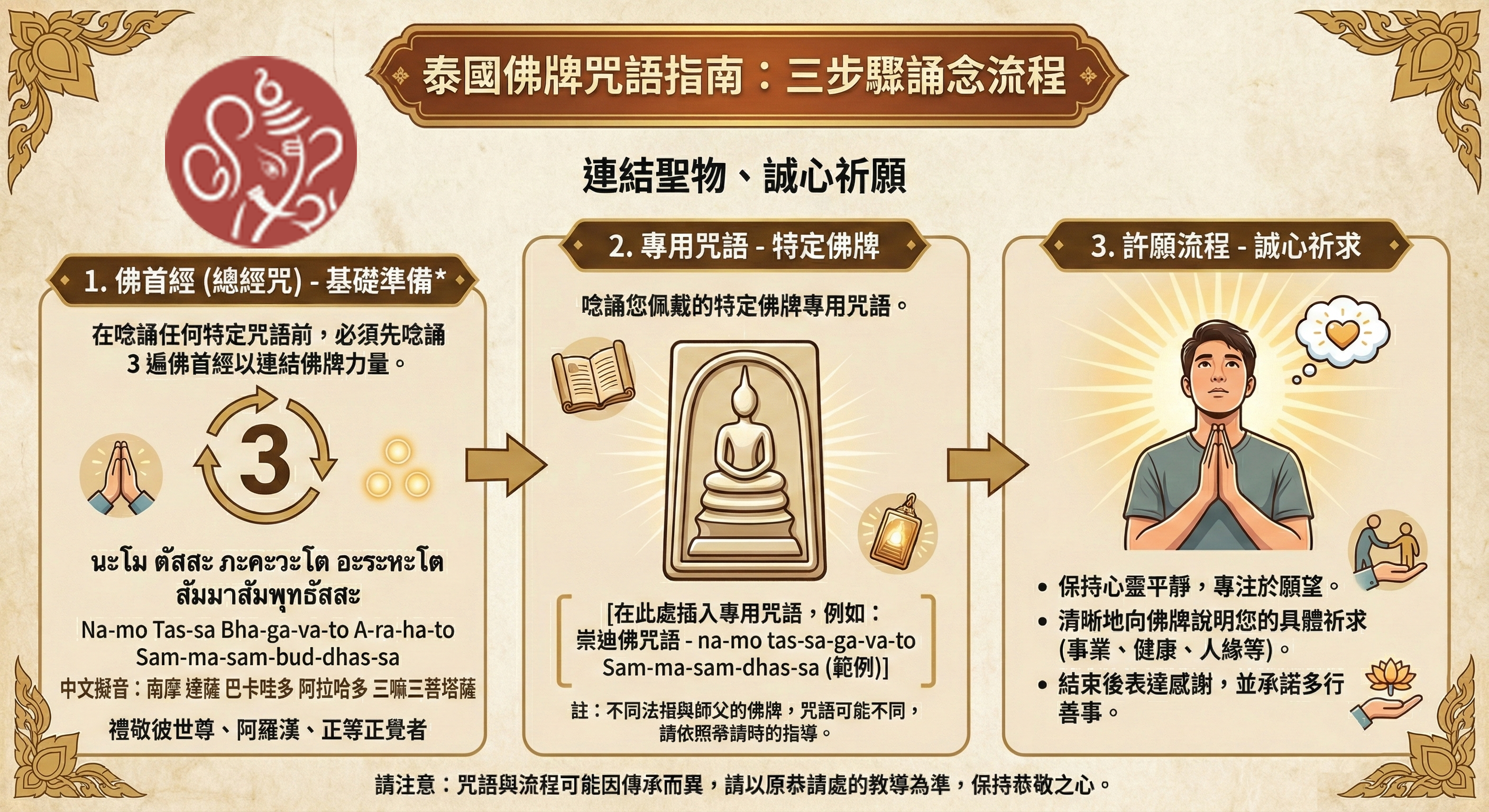 泰國佛牌心咒速查手冊：從入門到進階