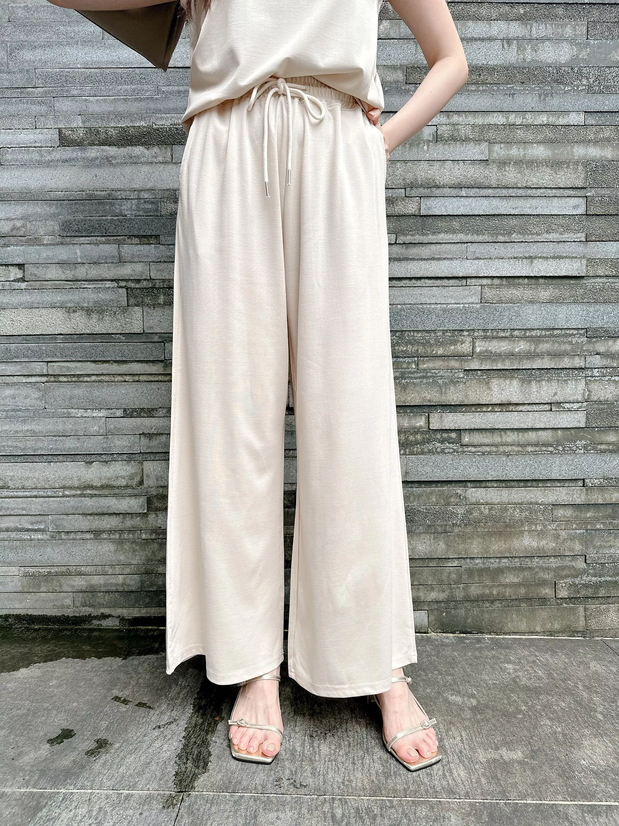 親膚棉抓皺套裝 下身