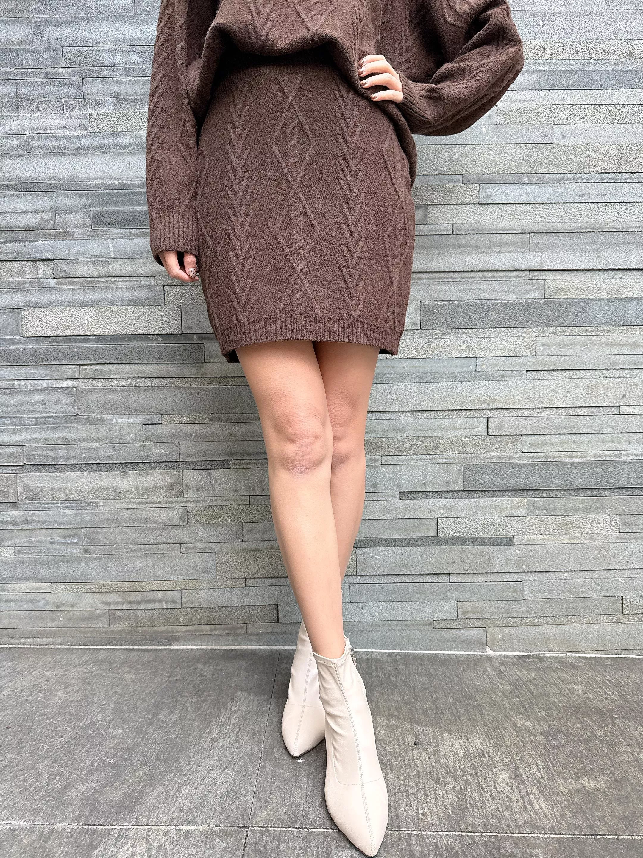 麻花編織針織裙