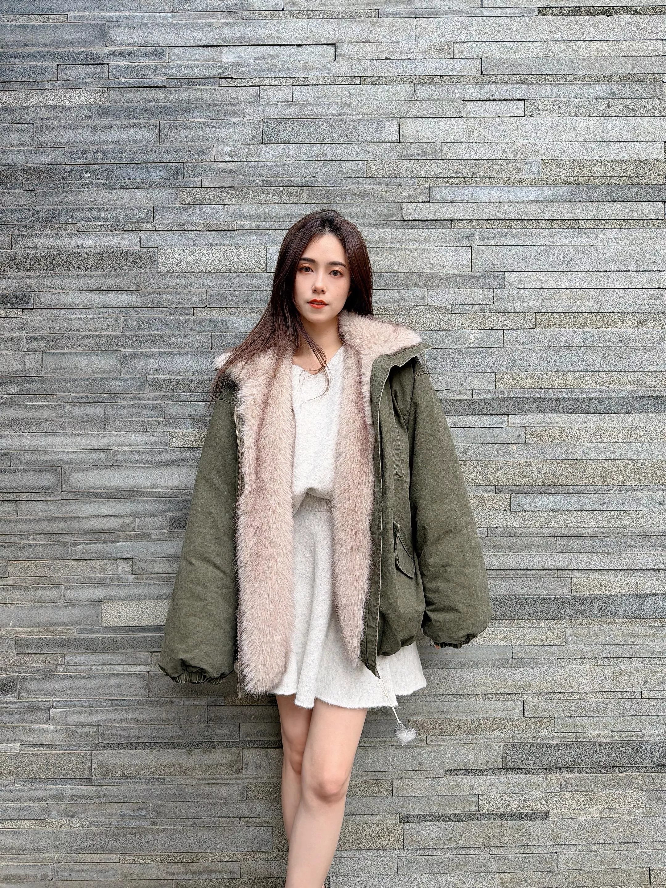 暖呼呼仿舊鴨絨外套