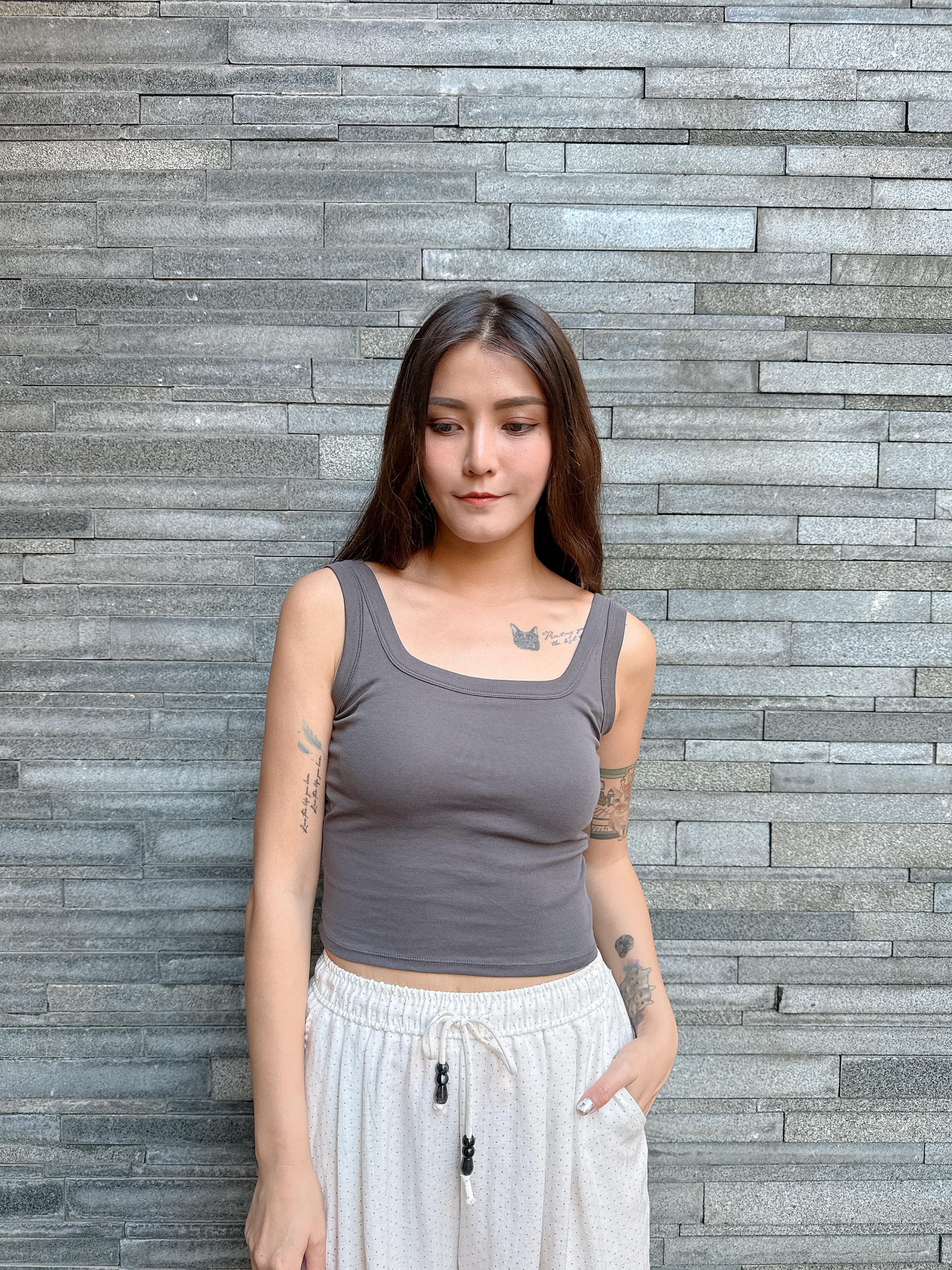 短版寬帶Bra top