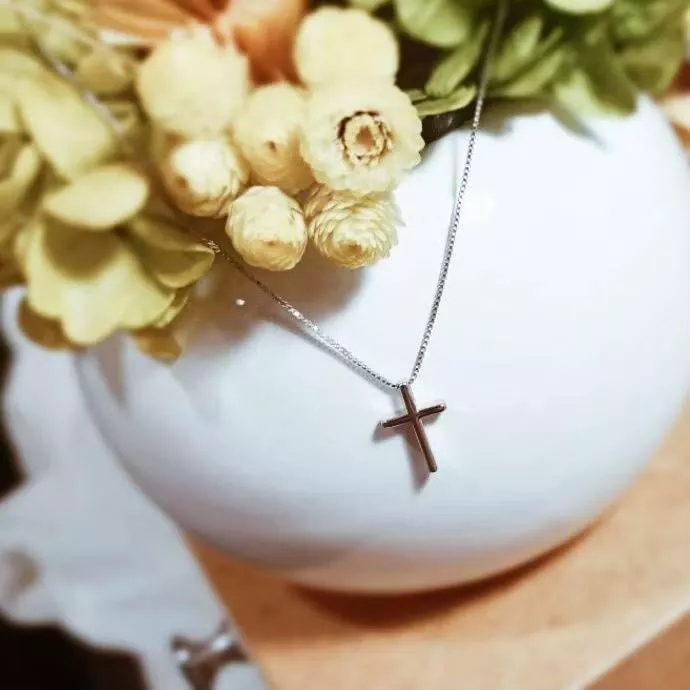 恆愛-925純銀十字架項鍊