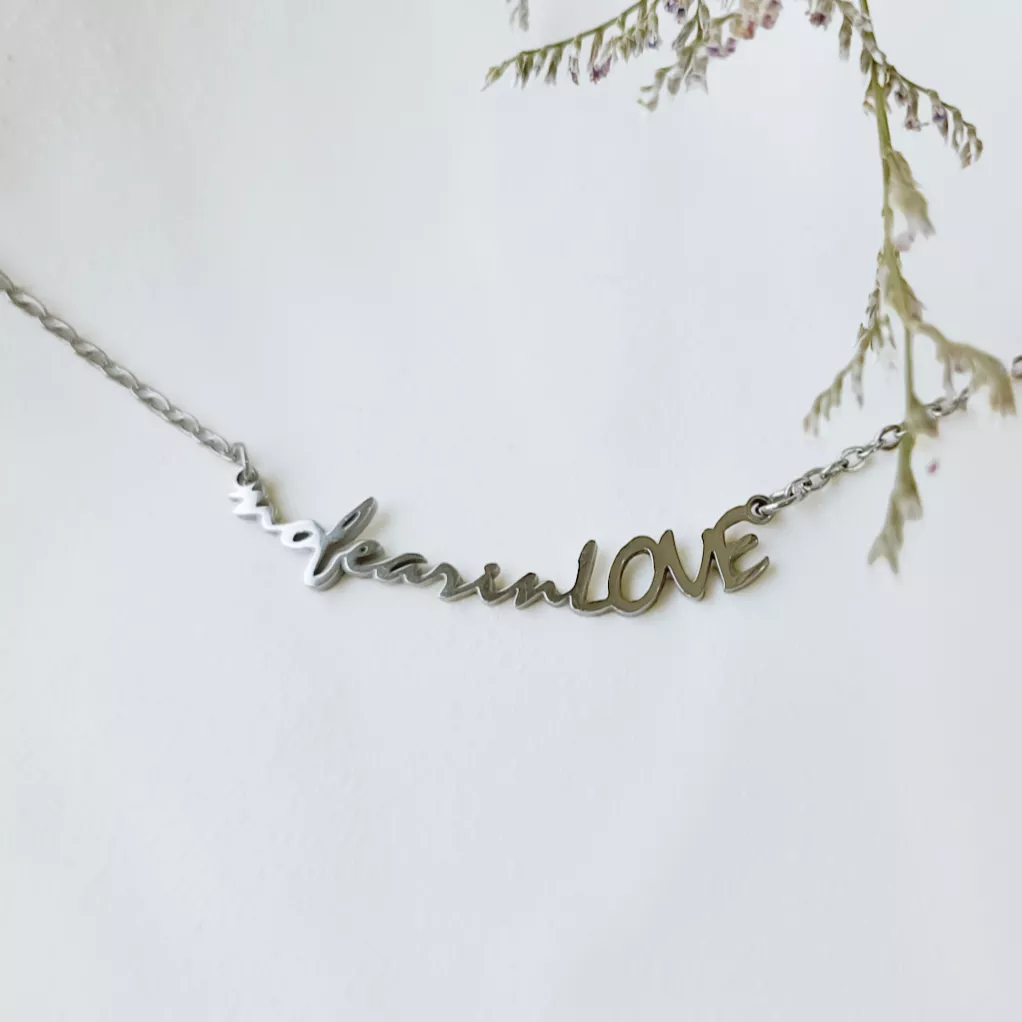 NO FEAR IN LOVE無懼的愛-鈦鋼頸鍊/項鍊