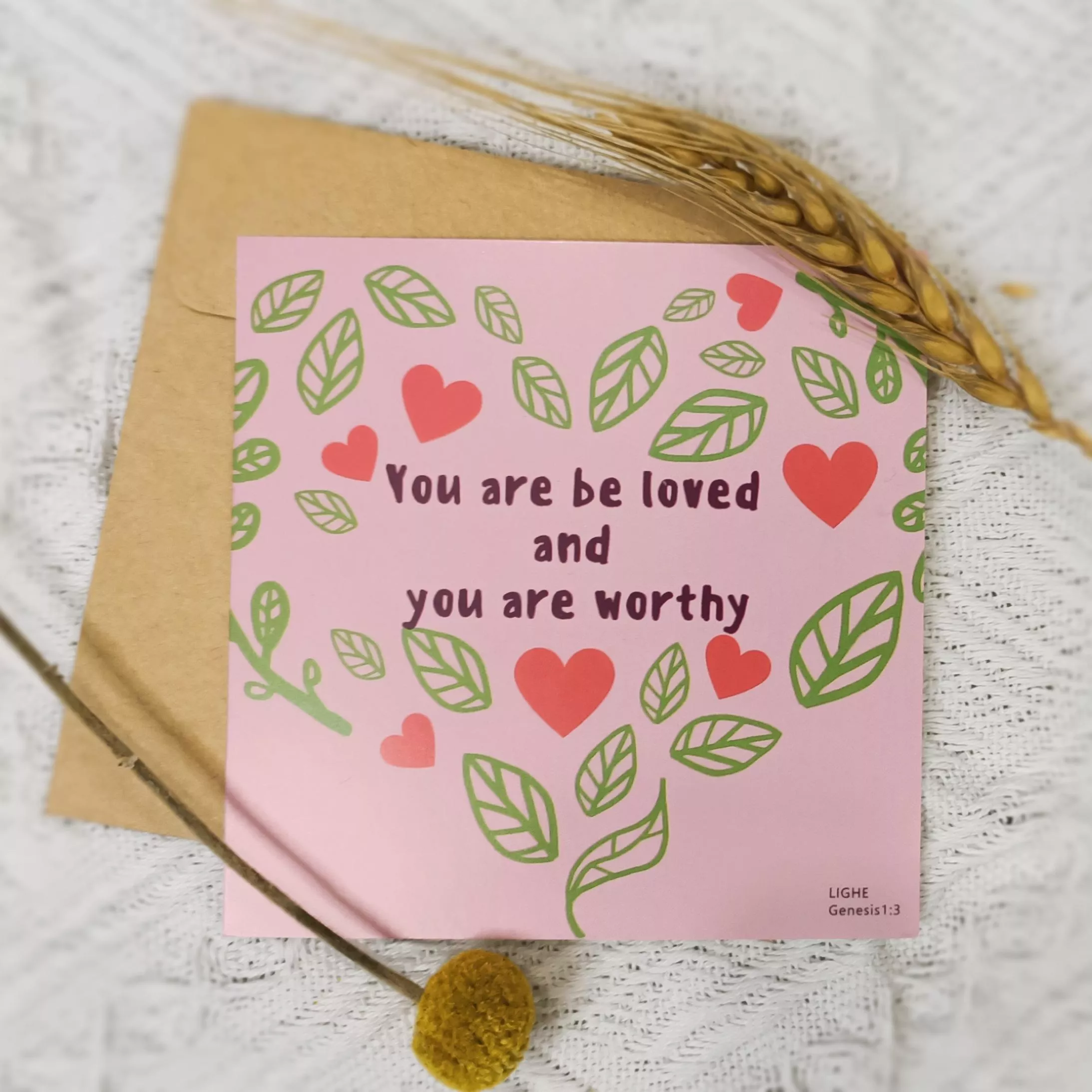 你是有價值被愛的-萬用小卡/卡片