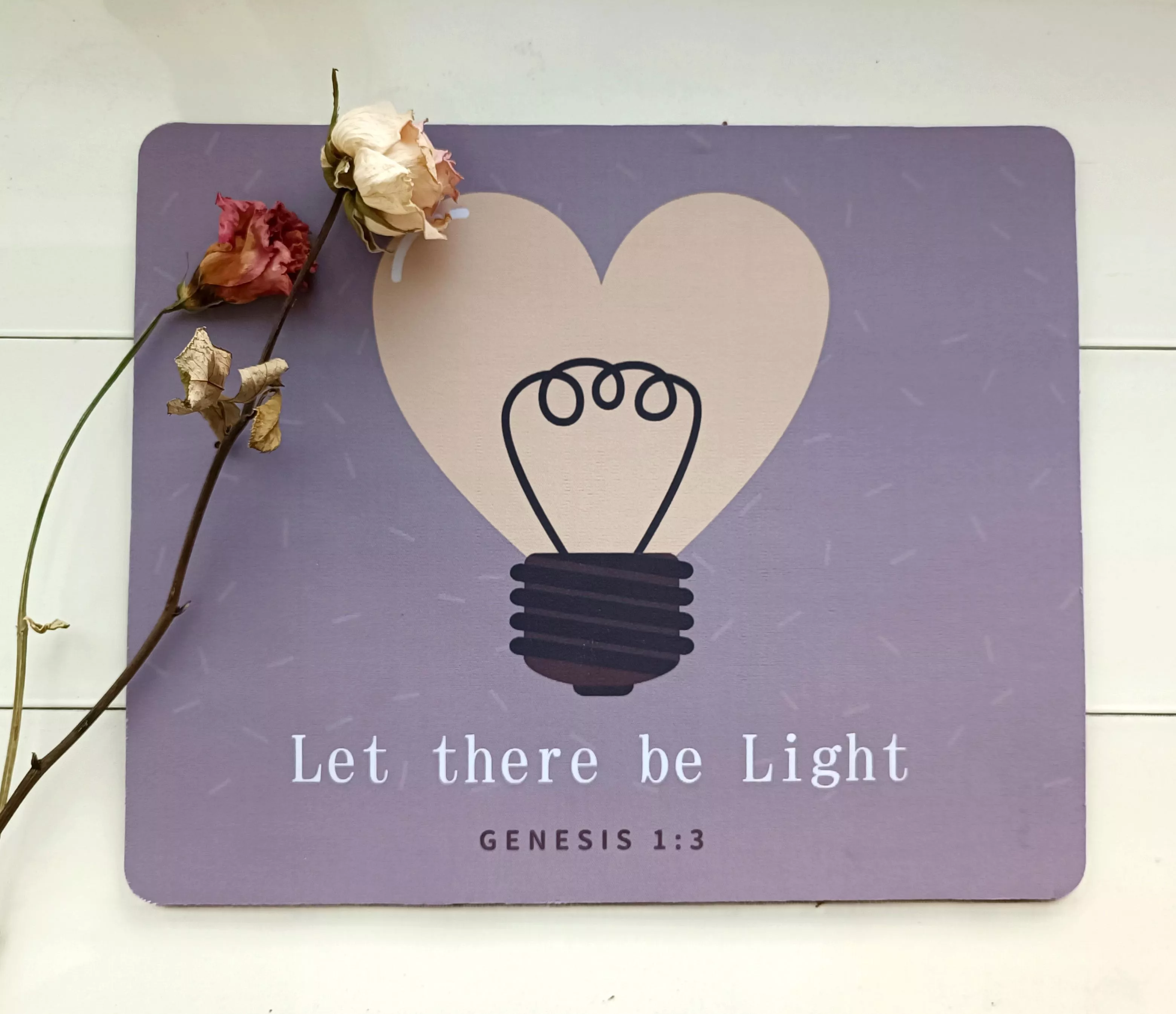 LET THERE BE LIGHT滑鼠墊