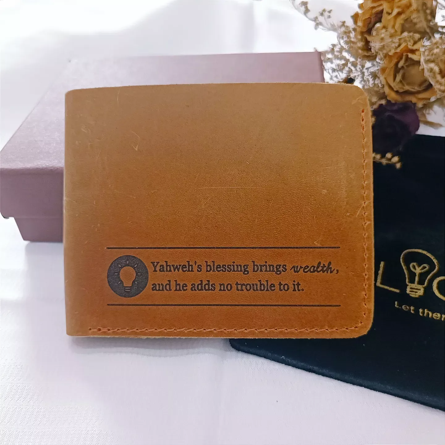 神的祝福並不加上憂慮-瘋馬皮頭層牛皮男皮夾