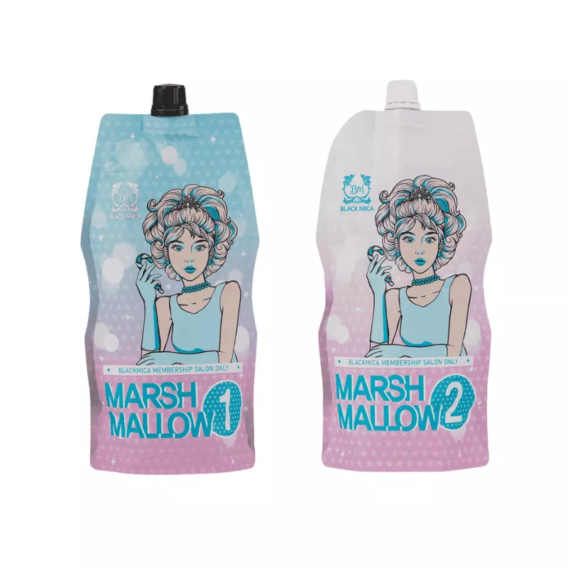 BLACK MICA 棉花糖水光彈力燙 重度受損髮適用（pH7.0）450ml