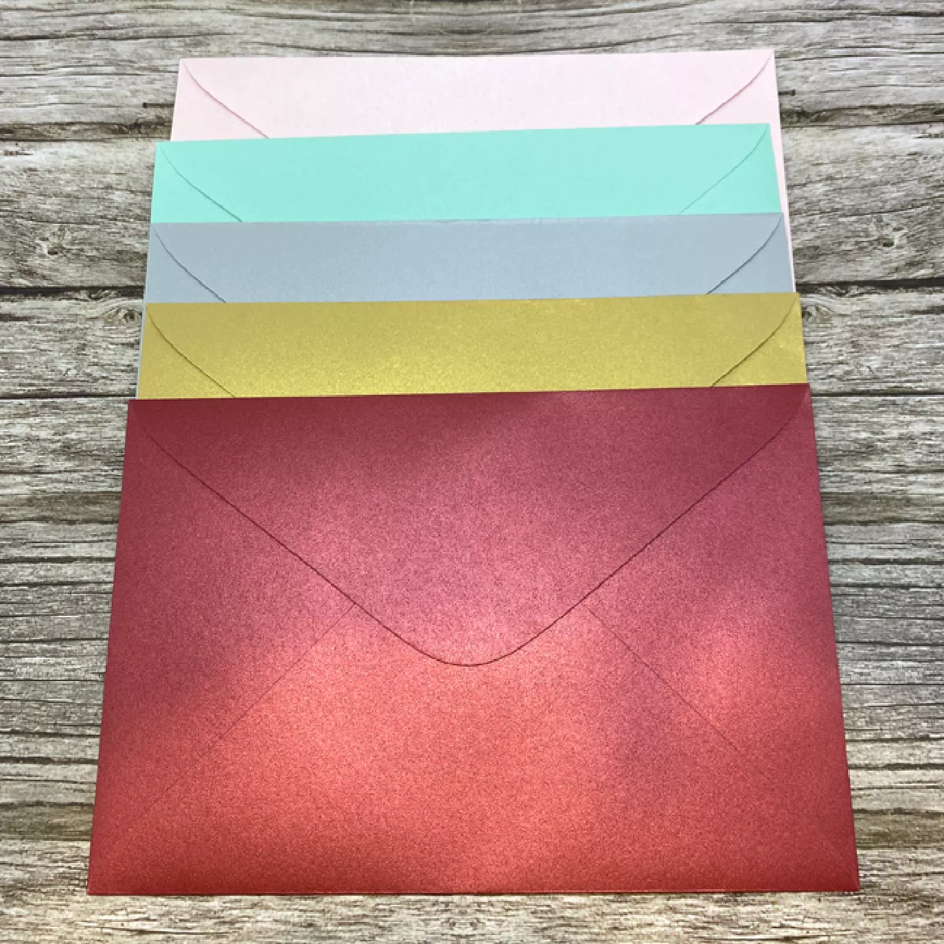 《一禾森設計H003》喜帖卡片珠光信封 .  20.3x14cm喜帖信封 .  珠光邀請卡信封