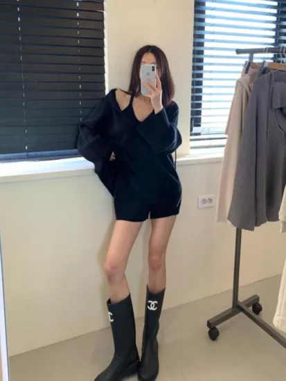 簡約針織三件組套裝