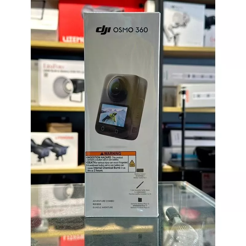 高雄廣明~公司貨 DJI OSMO 360 全景相機 暢拍套裝運動相機 三電充電盒 隱形自拍桿 內建記憶體