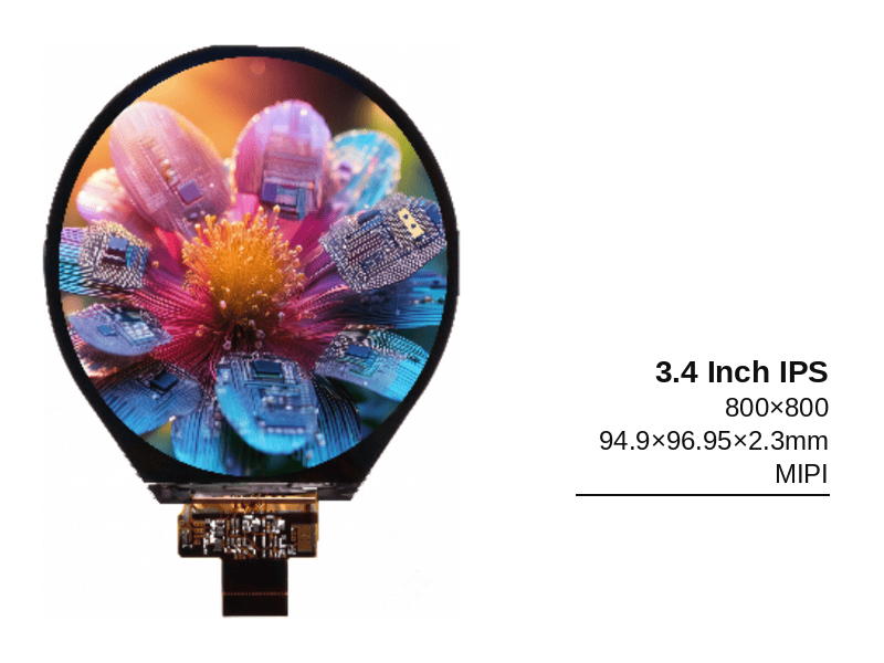 3.4 Inch IPS