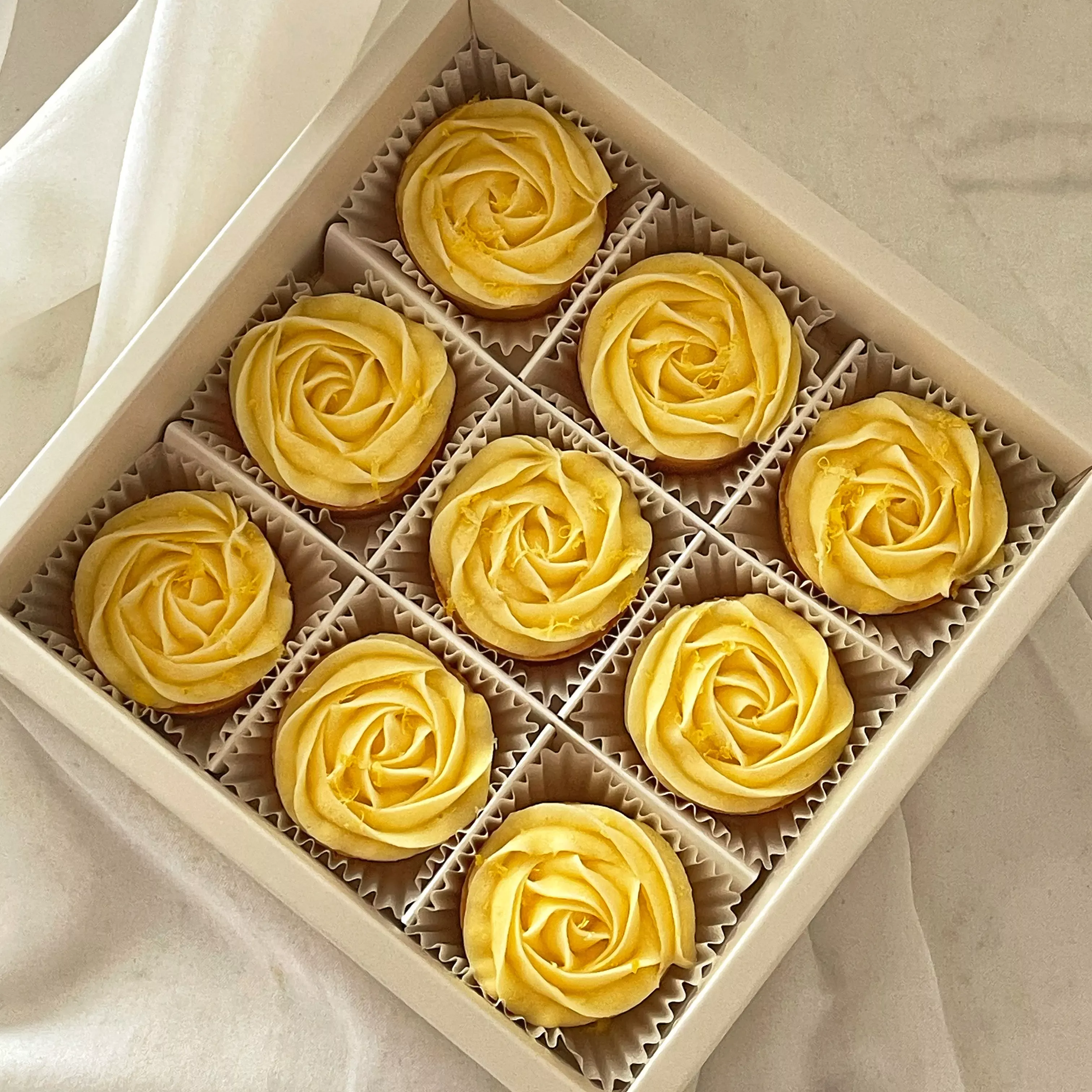 柔光黃檸｜低溫熟成黃檸檬玫瑰塔