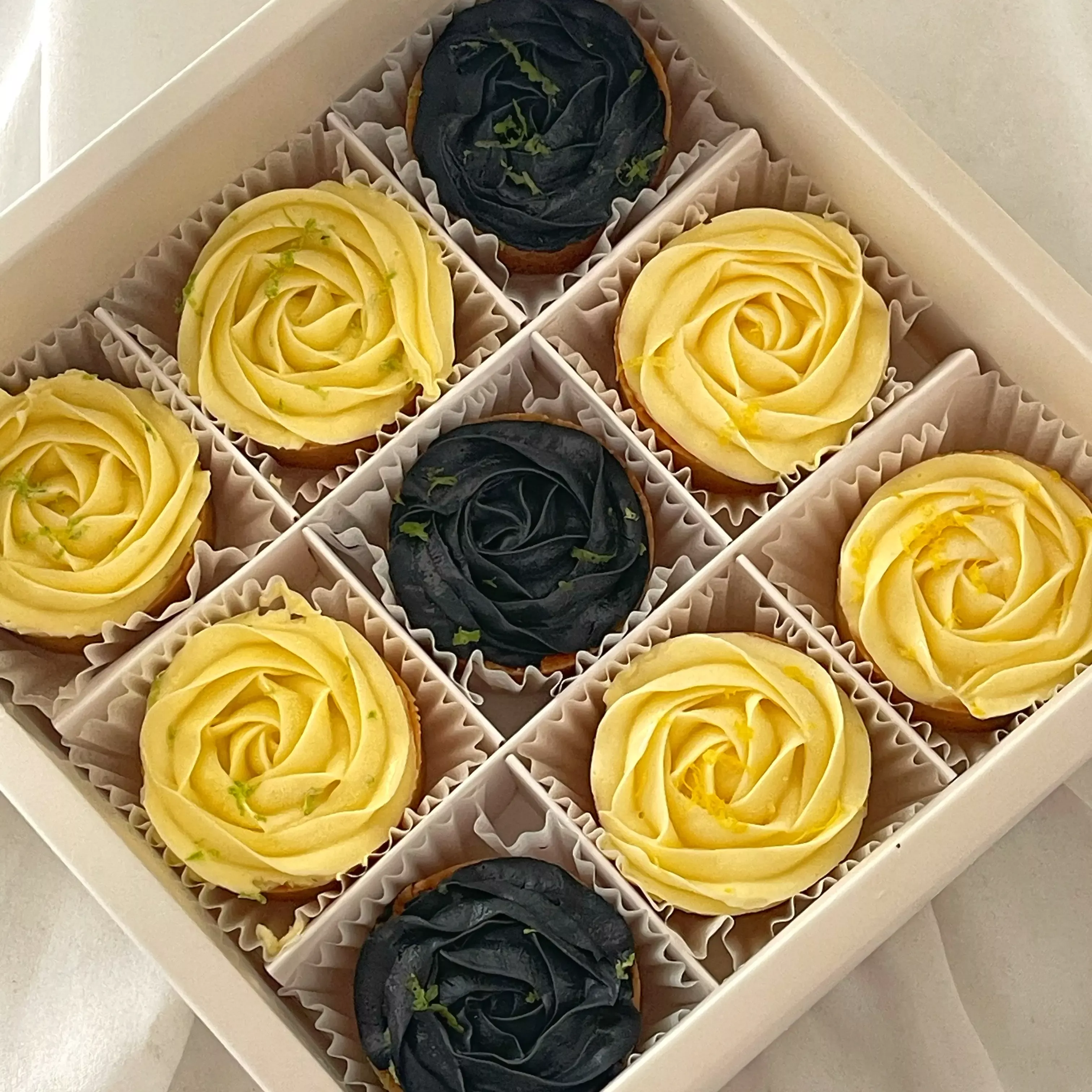 檸檬三重奏｜三種口味檸檬玫瑰塔禮盒