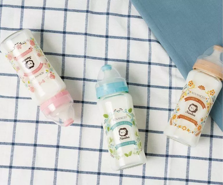 小獅王 蘿蔓晶鑽寬口玻璃奶瓶系列