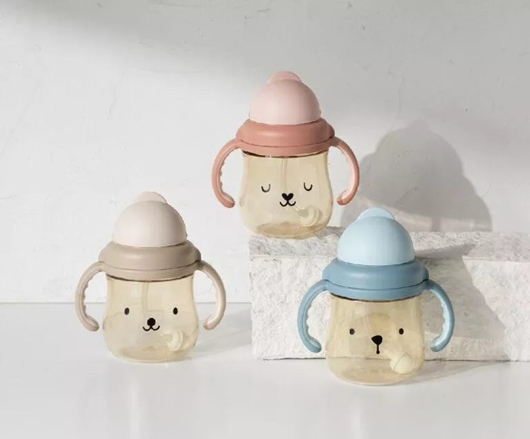 小獅王 好樂飲PPSU防漏滑蓋學習水杯