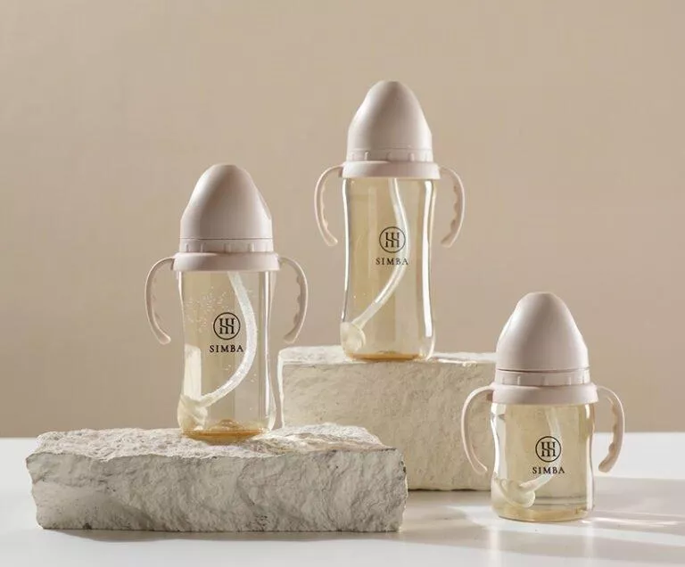 小獅王 蘊蜜鉑金PPSU寬口吸管把手防脹氣奶瓶