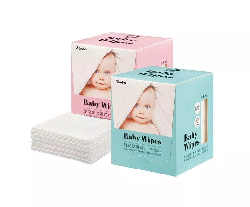 小獅王 嬰兒乾溼兩用巾(80抽)