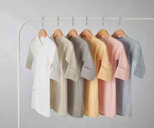 小獅王 Air Upper 透氣棉新生兒反袖肚衣加長款60cm(長袖)