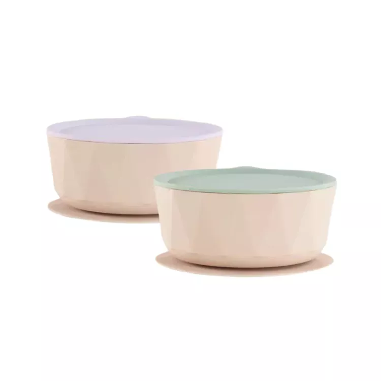 2angels 矽膠鑽石吸盤學習餐碗