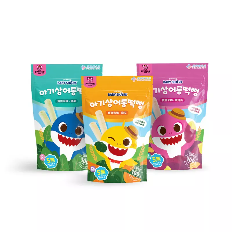 藥師健 碰碰狐鯊魚寶寶米棒30g