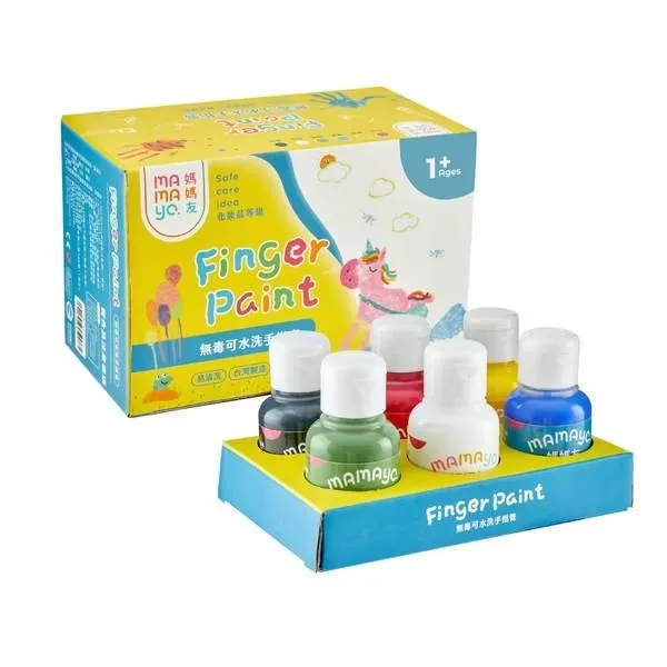 mamayo 無毒手指膏6色組