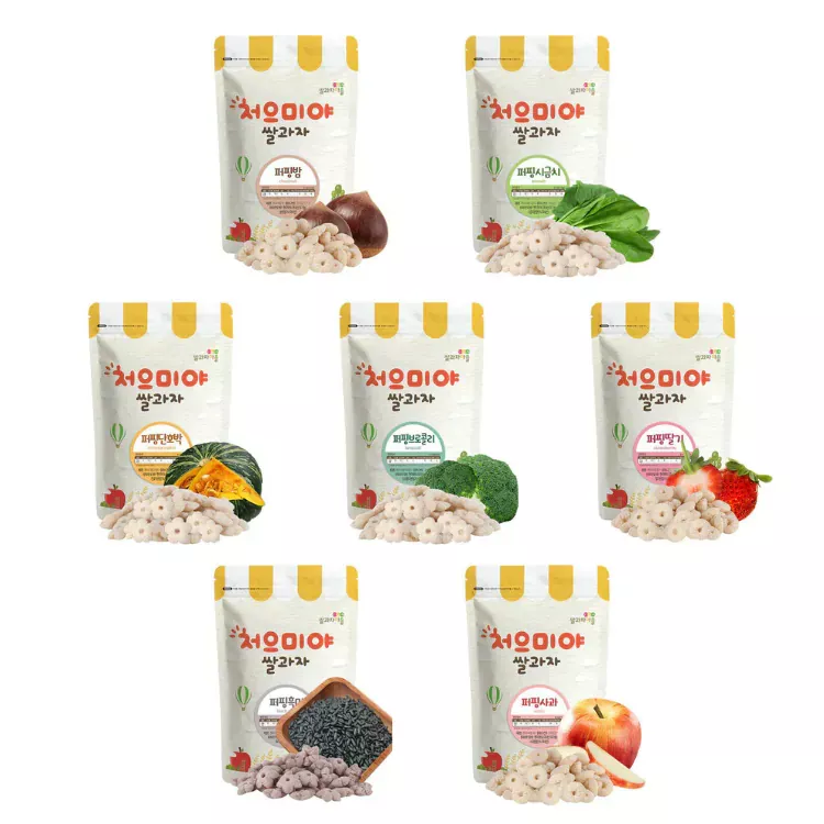 韓國米餅村 寶寶糙米圈圈