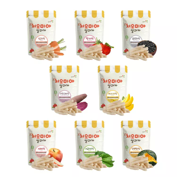 韓國米餅村 寶寶糙米棒-棒狀