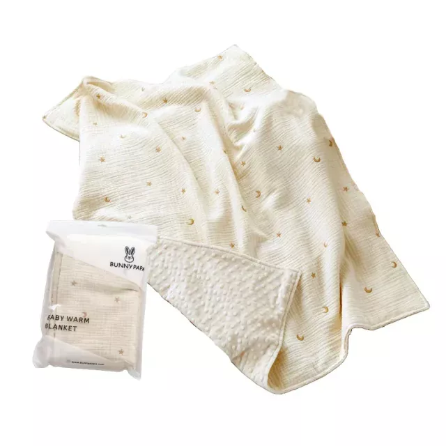 韓國 BUNNY PAPA 雙面用棉被/豆豆蓋毯
