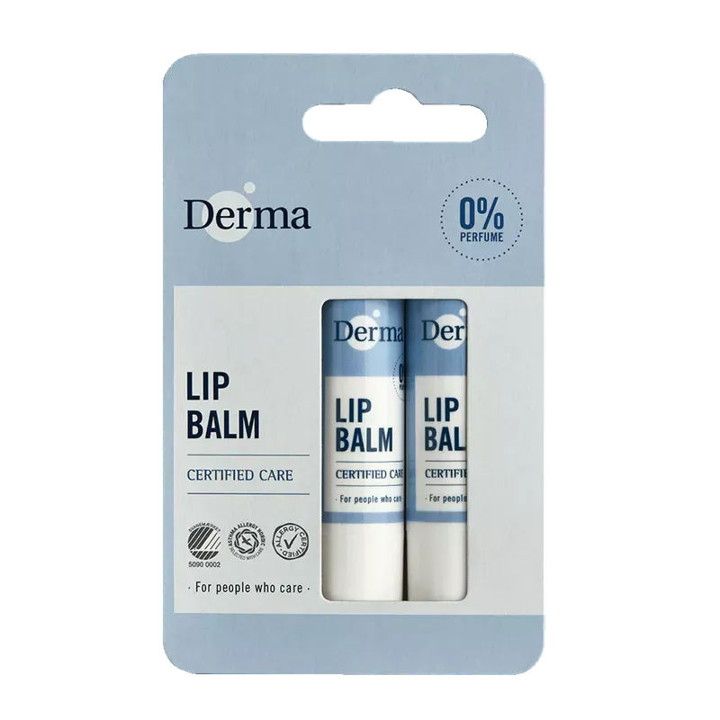 Derma小燭樹植萃護唇膏(兩件組)