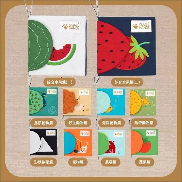 small hands 兒童小手布書