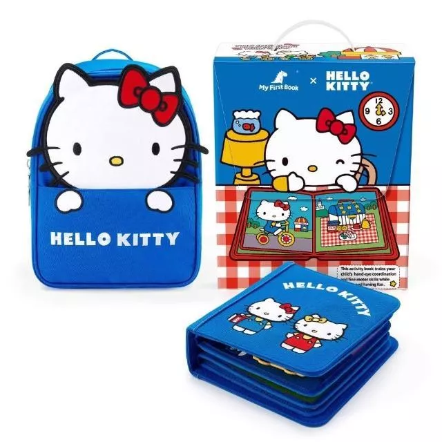 MY FIRST BOOKS 蒙特梭利啟蒙布書-聯名冊HELLO KITTY