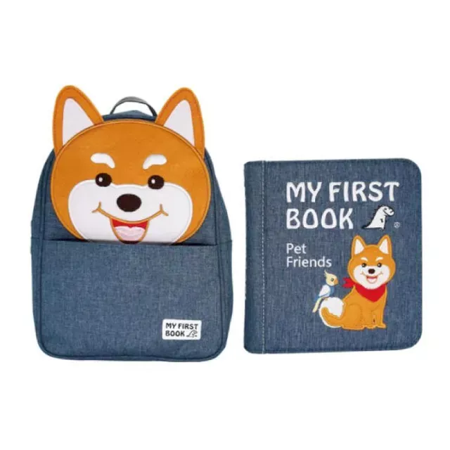 MY FIRST BOOKS 蒙特梭利啟蒙布書-動物冊柴犬
