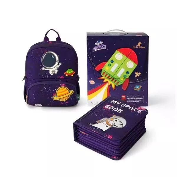 MY FIRST BOOKS 蒙特梭利啟蒙布書-第三冊星空宇宙探險