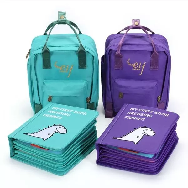 MY FIRST BOOKS 蒙特梭利啟蒙布書-第二冊蒙式衣物