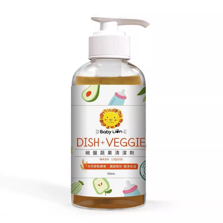 獅子寶寶 碗盤蔬果清潔劑700ml