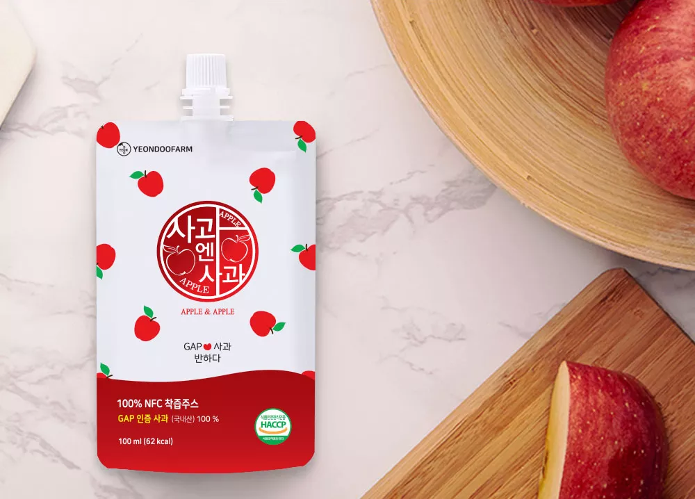 韓國YEONDOOFARM 好農蘋果汁100ml