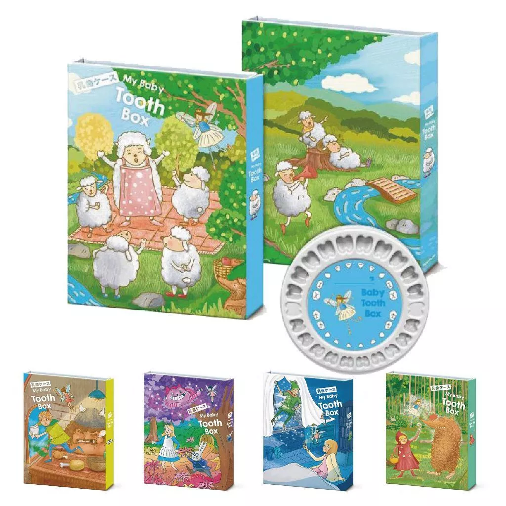 【ThinkTooth】日系童話乳牙收納盒(共5款)