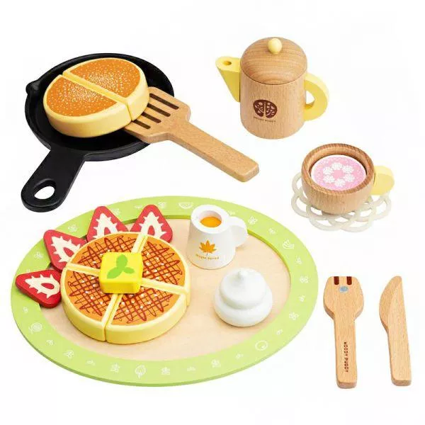 【WOODY PUDDY】鬆餅咖啡套餐組(18件組)