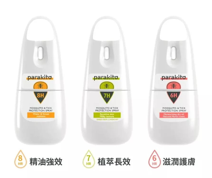 【Parakito法國帕洛】天然防蚊噴霧75ml