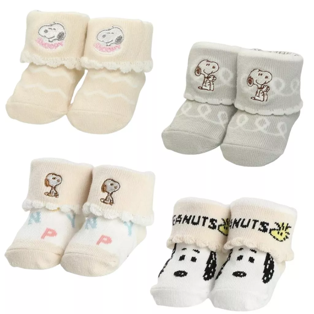 日本正版｜SNOOPY新生兒可愛大頭襪｜7-9cm｜史努比寶寶襪｜日本同步最新款｜萌拍必備｜彌月禮物推薦