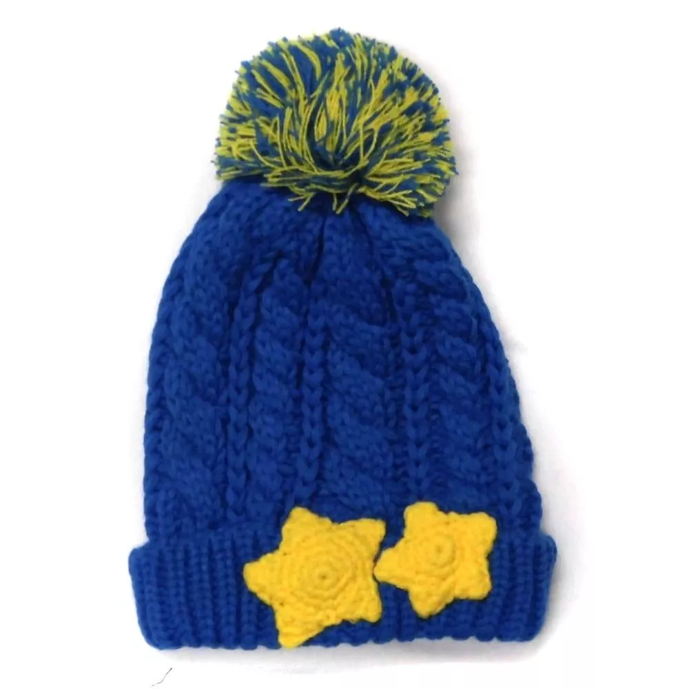 日本直送 星星毛帽 可愛百搭款 針織帽 毛帽