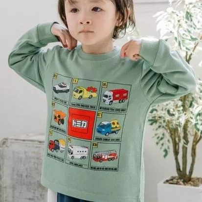 【日本Tomica 多美小汽車】 冬季兒童服飾｜加厚領口袖口｜男孩最愛款｜耐穿保暖 上衣