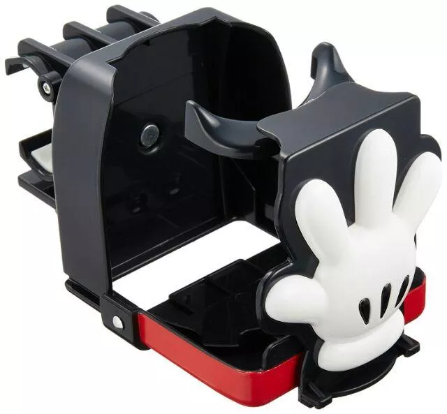 【日本原裝】米奇 推車萬用杯架｜可折收造型｜可調角度安裝｜適用多款手推車｜TAKARA出品