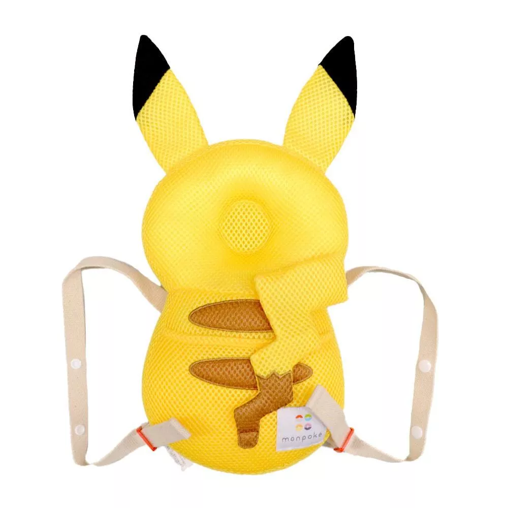 正版限定款｜ 皮卡丘 伊布 防跌倒背包｜高品質透氣款｜可愛學步保護｜  彌月禮 保護頭部 寶可夢