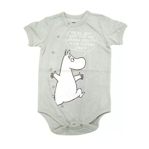 蝦皮隔日配 現貨 日本限定 開扣式  MOOMIN 嚕嚕咪  包屁衣 連身衣 姆明 短袖