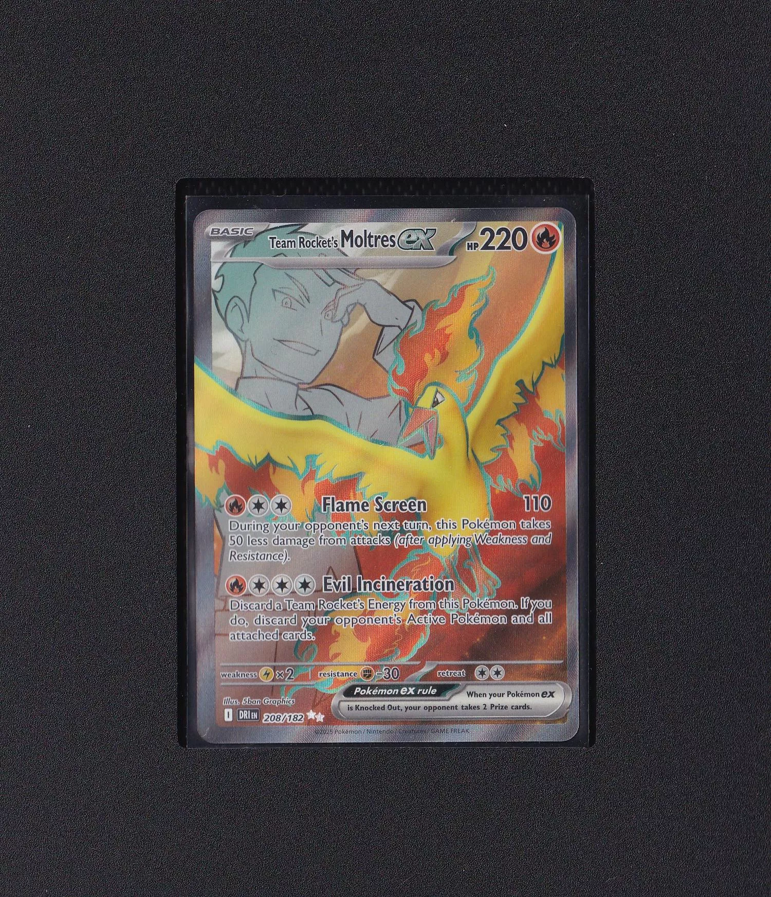 火箭隊的火焰鳥ex DRIEN 208/182